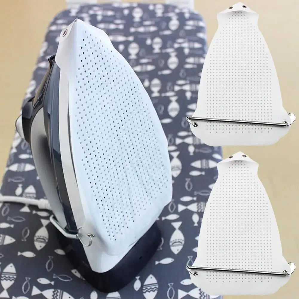 Universal Iron Protective Cover Shield – Ironing Board Shoe Covers & Cloth Pads to Protect Clothes, Electric Iron Safety Protector