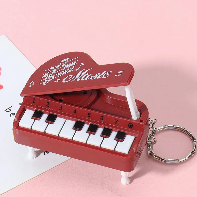Mini Desktop Piano Keychain - Cute Colorful Music Game Pendant and Educational Toy for Kids, Easter Gift
