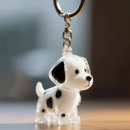 Cute Dog Hair Storage Pendant Keychain – Couple Bag Charm, Car Keychain Jewelry, Souvenir Gift & Decoration Accessory