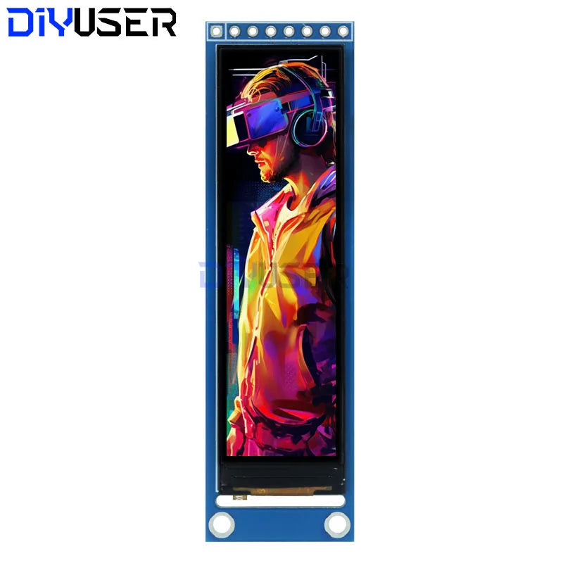 DIYUSER 2.25-Inch TFT LCD ST7789 Display - 76×284 SPI Full-View Color Screen Module