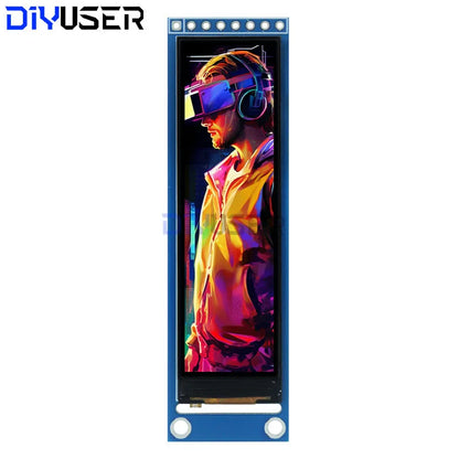 DIYUSER 2.25-Inch TFT LCD ST7789 Display - 76×284 SPI Full-View Color Screen Module