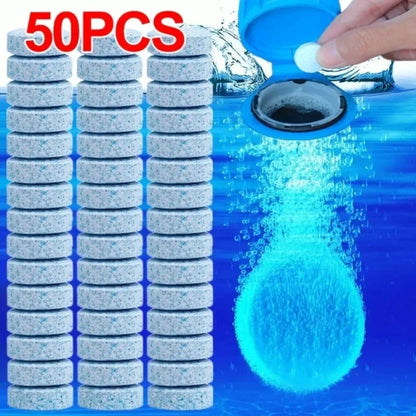 Car Windshield Glass Washer Tablets | Concentrated Effervescent Fluid for Car Wipers & Window Cleaning
