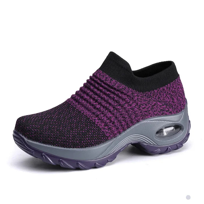 Women’s Orthopedic Sneakers – Versatile Platform Casual Tennis Shoes, Non-Slip & Wear-Resistant