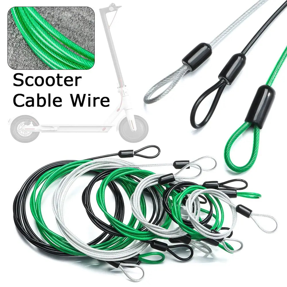 Strong Steel Bicycle Lock Cable 0.5/1/2M – Anti-Theft Cycling Safety Wire Lock for MTB & Road Bikes, Durable Bike Security Rope Accessory