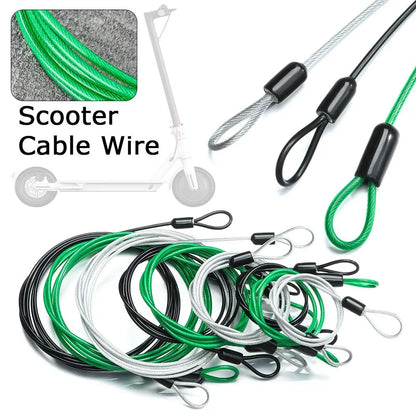 Strong Steel Bicycle Lock Cable 0.5/1/2M – Anti-Theft Cycling Safety Wire Lock for MTB & Road Bikes, Durable Bike Security Rope Accessory