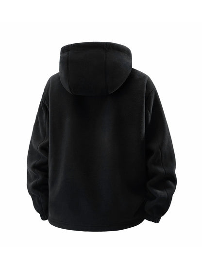 Men's Autumn & Winter Outdoor Hooded Jacket – Versatile Streetwear for Daily Wear, Travel, Parties, and Commuting