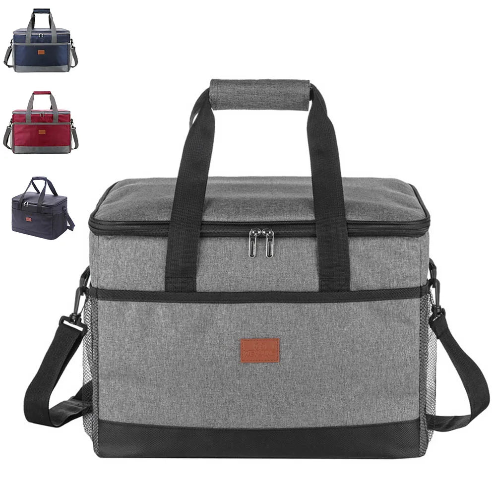 35L Large Insulated Cooler Bag – Portable Lunch Box Tote for Men and Women, Picnic, Camping, BBQ, and Outdoor Activities