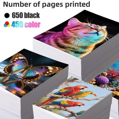 67XL Ink Cartridge Replacement Combo Pack for HP – Compatible with DeskJet 2755e, 2700, 2855e, 2800, 2742e, 4155e, 4255e, 4100 & Envy 6055 Printers Ink Set