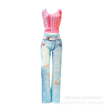 New Doll Clothes for 30cm Barbie – BJD Doll Outfit Accessories for Girls DIY Toy