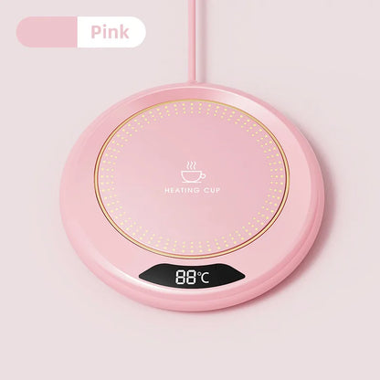 USB Thermostatic Heating Coaster - 3-Speed Adjustable Constant Temperature Cup Warmer