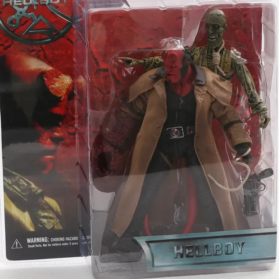 Mezco Hellboy 2004 Trenchcoat Variant — Collectible Action Figure Doll Toy