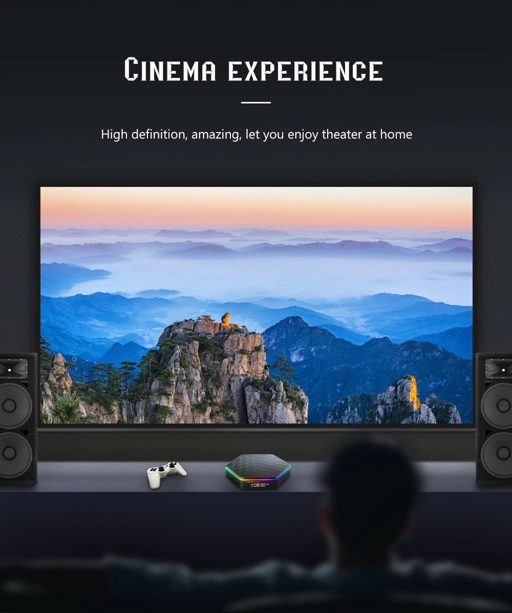 Global Smart TV Box – WIFI6, Bluetooth 5, Allwinner H618, 32GB/64GB, T95ZPLUS 4K HDR10 Media Streamer, Multi-Language Support