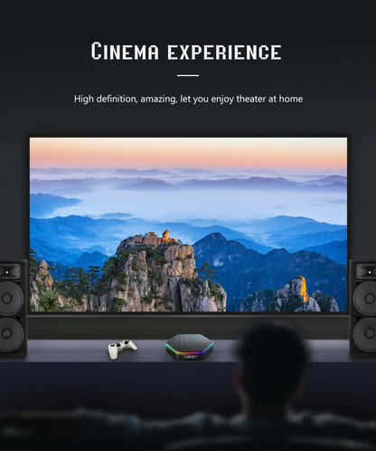 Global Smart TV Box – WIFI6, Bluetooth 5, Allwinner H618, 32GB/64GB, T95ZPLUS 4K HDR10 Media Streamer, Multi-Language Support