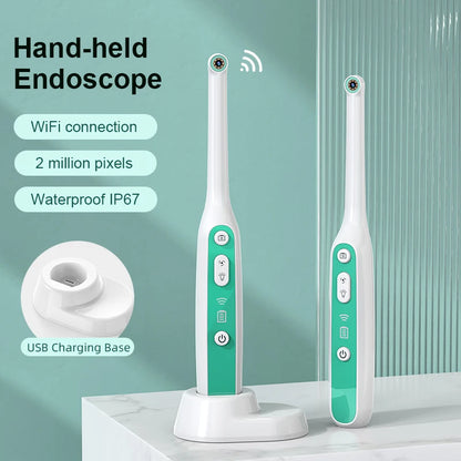 INSKAM WiFi Visual Mouth Camera – 1440P 2MP Waterproof IP67 Endoscope for Oral Examination & Inspection
