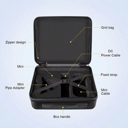 Starlink Mini Kit Hard Waterproof Carrying Case — Anti-Scratch Travel & Luggage Protection Bag