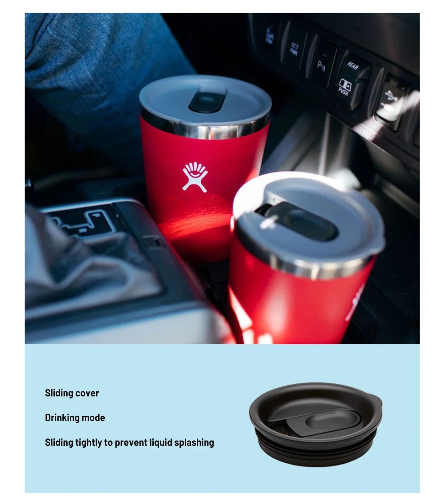 Hydro Flask 16oz/473ml Stainless Steel Insulated Cup - Fashionable Standard Sports Water Cup for Men, Women, and Children