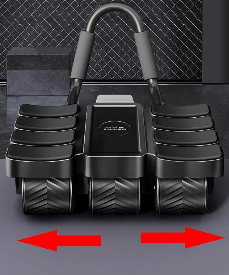 Smart Fit Abdominal Wheel – Six Wheels & Eight-Elbow Automatic Rebound with Mobile App Connectivity