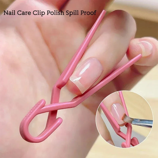 Nail Painting Protection Clips - 5/10PCS Spill-Proof Nail Shaping & Polish Guard Clips for Manicure Use