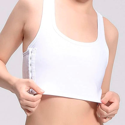 Flat Breast Binder Tomboy Tank Top – Seamless Summer Shaper Vest for Women