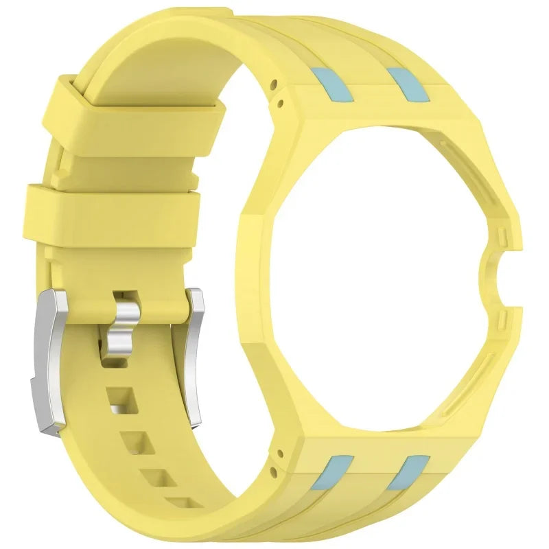 2-in-1 Swatch X AP Royal Case Strap - Silicone Wristwatch Conversion Modification Accessories