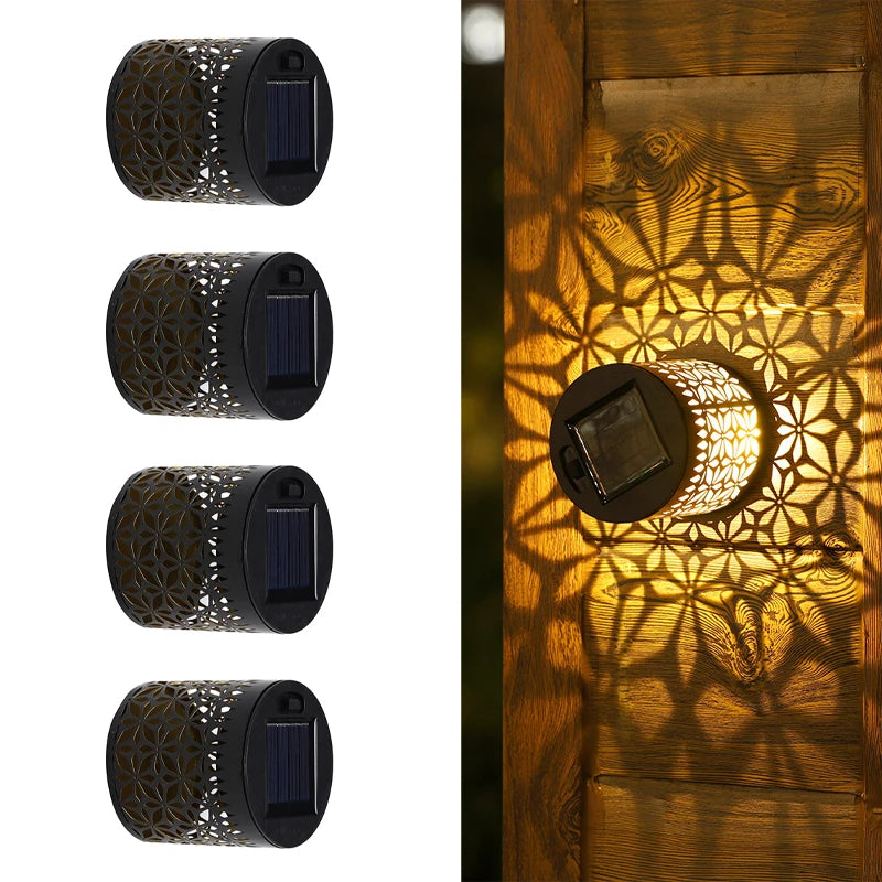 2026 Solar Outdoor Wall Light - Waterproof Projection Lamp for Yard, Patio & Landscape Decor