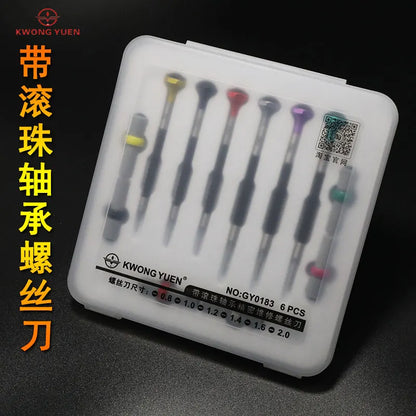 Kwong Yuen Ball Bearing Screwdriver Set – Precision Watch Repair Tool Kit