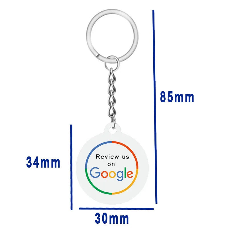 Instagram NFC Epoxy Key Tag – 13.56MHz RFID Proximity Keychain to Increase Followers