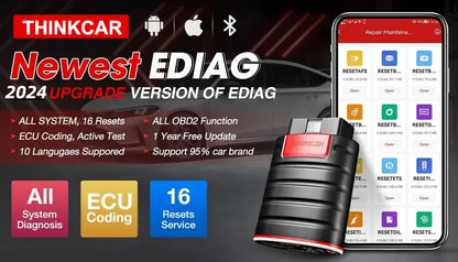 THINKCAR Thinkdiag OBD2 Scanner – Full Software Bidirectional Car Diagnostic Tool