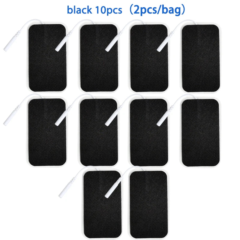 5×9cm Non-Woven Electrode Pads – 2mm Plug for TENS Muscle Stimulator & Acupuncture Machine, Gel Patch Accessories