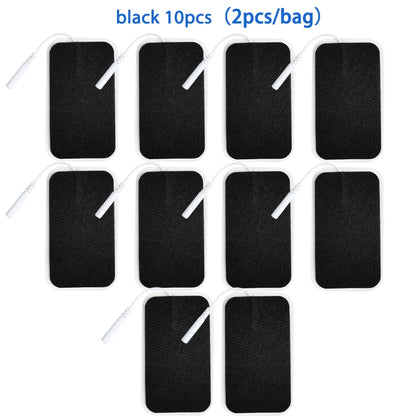 5×9cm Non-Woven Electrode Pads – 2mm Plug for TENS Muscle Stimulator & Acupuncture Machine, Gel Patch Accessories