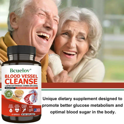 Vascular Cleanser Capsules – Purify Blood, Lower Cholesterol & Support Cardiovascular Health, 120 Count