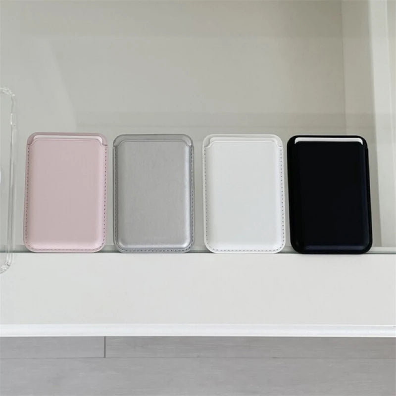 MagSafe Magnetic Leather Wallet Case with Card Holder – Phone Case for iPhone 15, 14 & 13 Pro Max Accessories