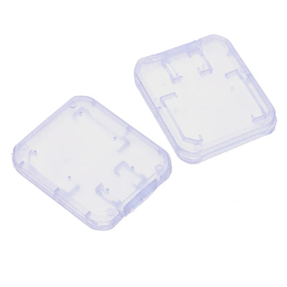 10-Pack Clear Plastic Memory Card Cases – Transparent Micro SD & TF Card Storage Box Holder