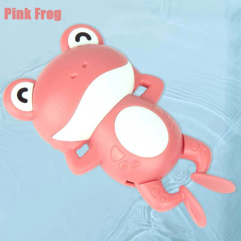 Baby Bath Toys Clockwork Swimming Animals – Cute Kids Bath & Shower Water Play Toys for Bathtub Fun and Learning