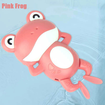 Baby Bath Toys Clockwork Swimming Animals – Cute Kids Bath & Shower Water Play Toys for Bathtub Fun and Learning