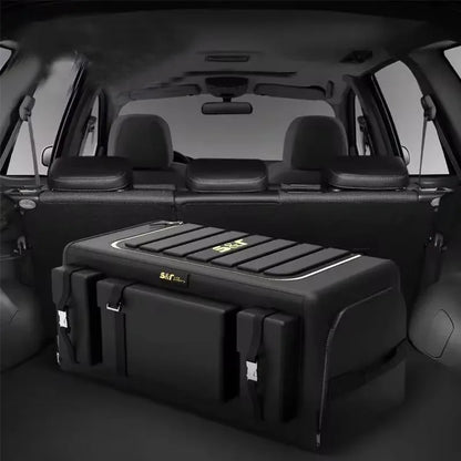 Car Trunk Storage Organizer with Lid – 70L Universal Folding Box, Oxford Cloth, Organizador for Car Trunk