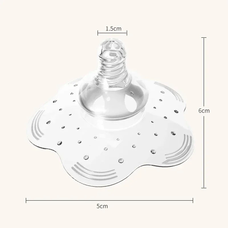 Silicone Nipple Protector Breastfeeding Shields – Soft Anti-Overflow Milk Covers, Reusable Nursing Pads for Comfortable Mother Care