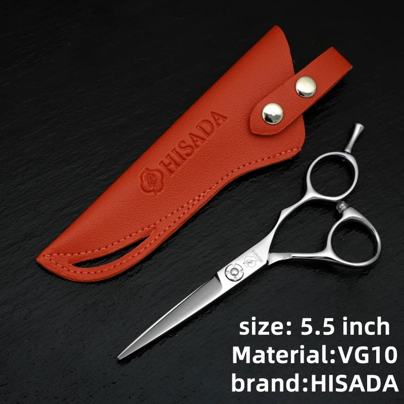 HISADA Professional Hairdressing Scissors – 6.0 Inch VG10 Barber Scissors for Salon Hair Cutting