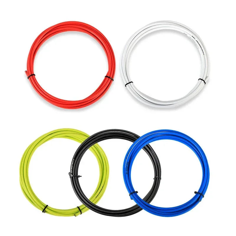 RGO Bicycle Brake Cable Housing Set — MTB Mountain Bike Derailleur & Shifter Cable with Caps