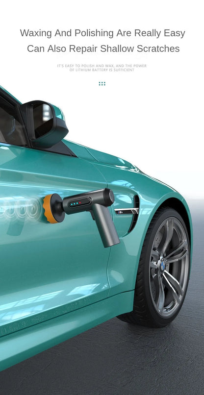 Wireless Car Polisher Machine — Cordless Electric Auto Waxing & Polishing Tool for Car Repair