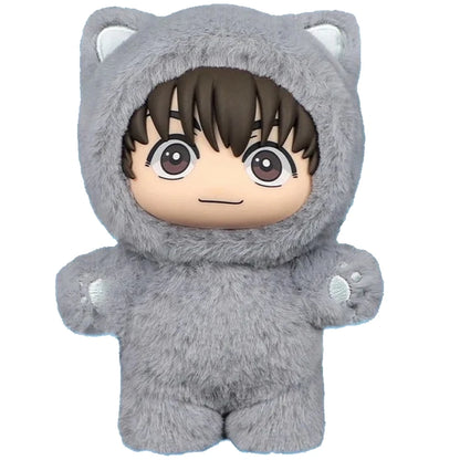 Genuine Eaki Jujutsu Kaisen Season 2 Satoru Gojo Plush Pendant - Cat Park Party Blind Box Handbag Charm Collectible Anime Accessory