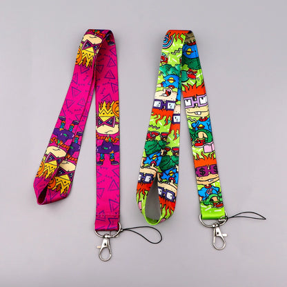 Animated Comedy Lanyard — Key Neck Strap for ID Card, Cell Phone, Badge Holder, Keychain Accessories & Gifts