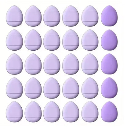 5/10PCS Mini Finger Puff Sponges – Small Air Cushion Makeup Applicators for Foundation & BB Cream