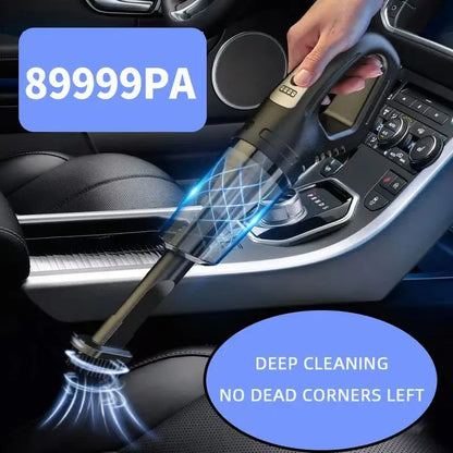 Wireless Handheld Vacuum Cleaner – Powerful Suction, Quick-Charge Rechargeable Cleaner for Car, Home & Pet Hair