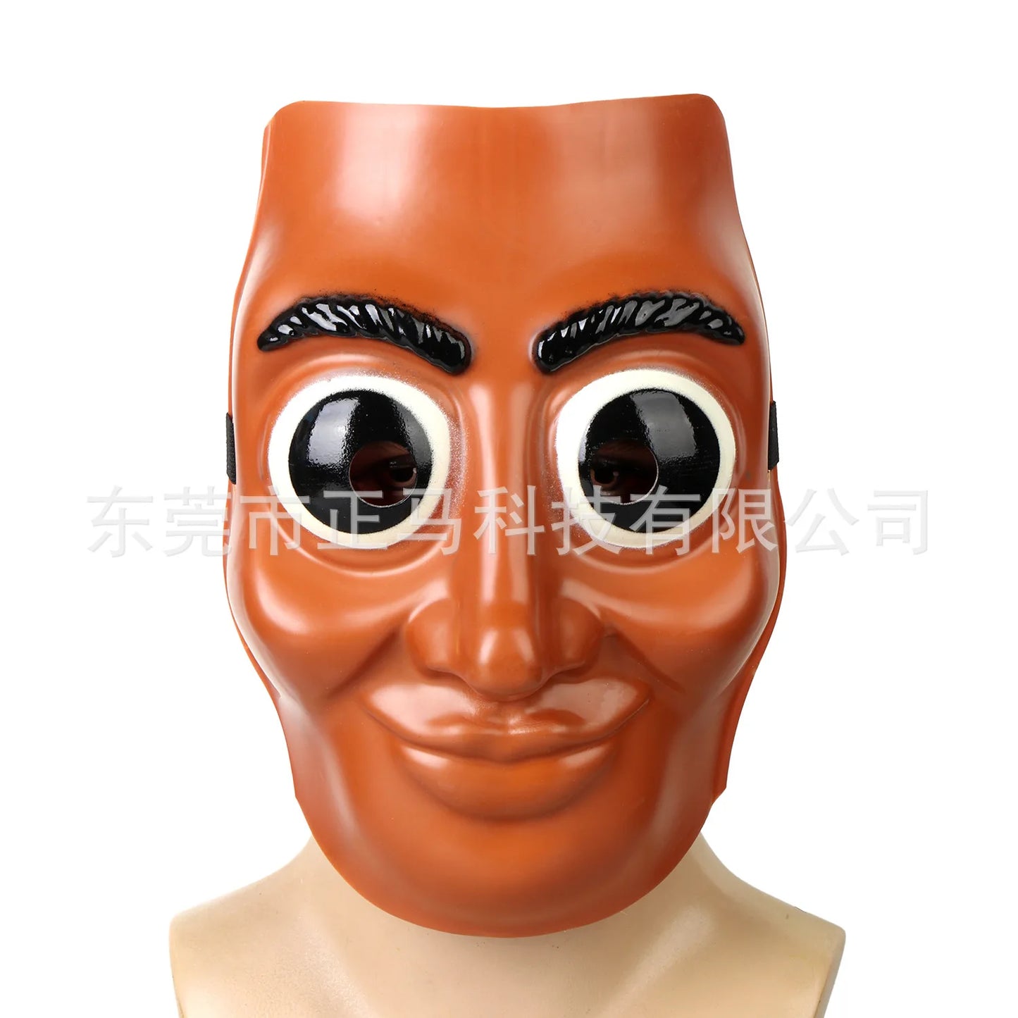Italian Brainrot Tung Halloween Face Mask — Funny Anime Cosplay Party Accessory
