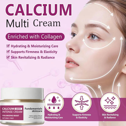 Calcium Intense Face Cream – Skin Tightening & Firming Moisturizer, Improves Elasticity, Lifts Sagging Skin & Deep Nourishing Facial Care Cream
