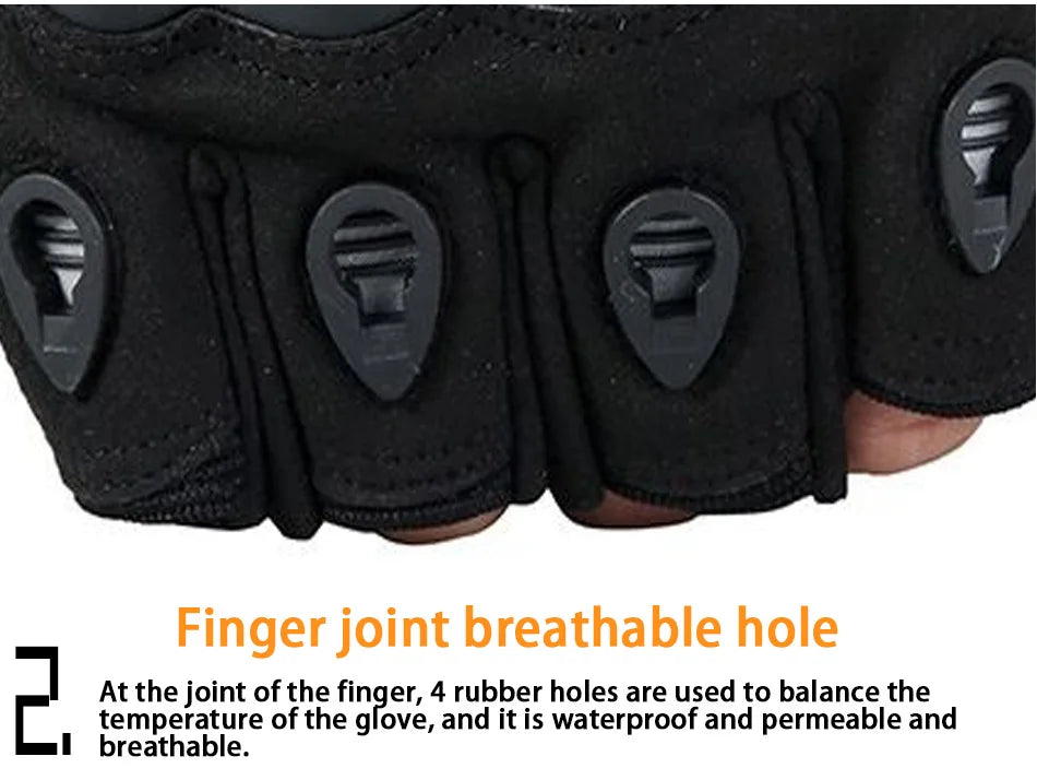 Tactical Hard Knuckle Half Finger Gloves – Men's Combat, Hunting, Shooting & Paintball Duty Fingerless Gloves