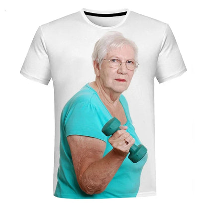 Funny Popsicle 3D Print T-Shirt - Creative Summer Graphic Loose Casual Top