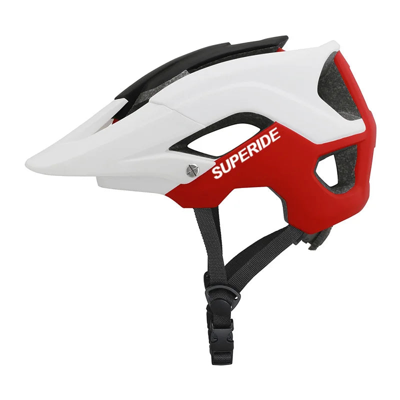 SUPERIDE In-Mold DH MTB Bicycle Helmet - Anti-Impact Sports Road & Mountain Bike Helmet for Men & Women, Cycling Safety Gear