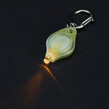 Mini LED Keychain Flashlight - Portable Emergency Light in Multiple Colors